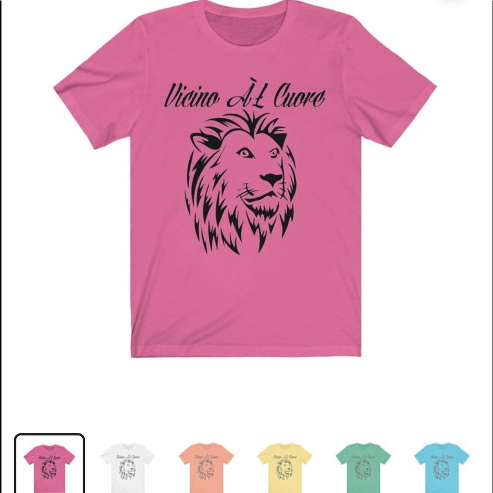 Vicino Al Cuore Unisex Jersey Short Sleeve Tee